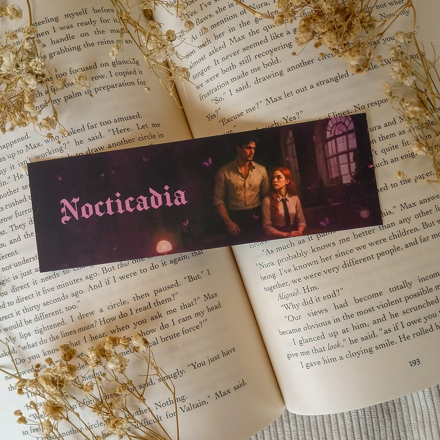 Nocticadia - könyvjelző